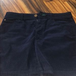 Tommy Hilfiger velvet skirt